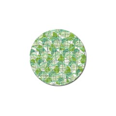 Gray Decorative Abstraction Golf Ball Marker