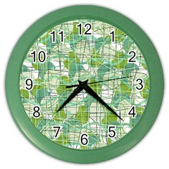 Gray Decorative Abstraction Color Wall Clocks