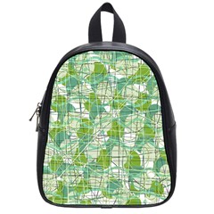 Gray Decorative Abstraction School Bags (small) 