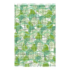 Gray Decorative Abstraction Shower Curtain 48  X 72  (small) 