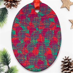 Decorative Abstract Art Ornament (oval) 