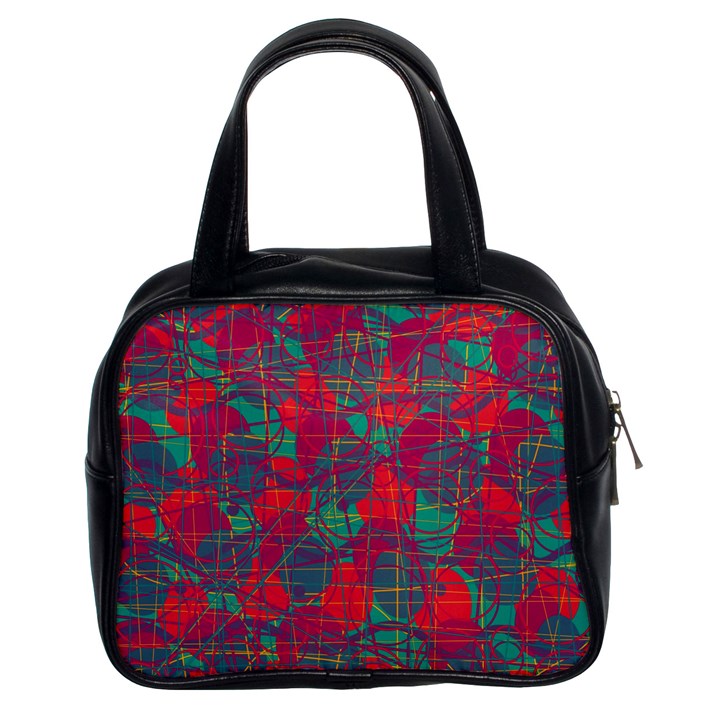 Decorative abstract art Classic Handbags (2 Sides)