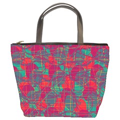 Decorative Abstract Art Bucket Bags