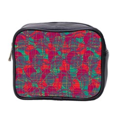 Decorative Abstract Art Mini Toiletries Bag 2-side