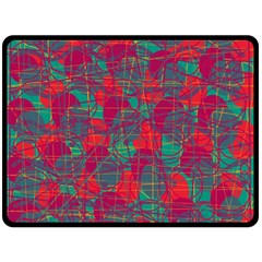 Decorative Abstract Art Fleece Blanket (large)  by Valentinaart