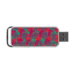 Decorative Abstract Art Portable Usb Flash (two Sides) by Valentinaart