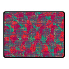 Decorative Abstract Art Double Sided Fleece Blanket (small) 