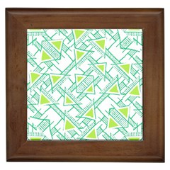 Ethnic Geo Pattern Framed Tiles by dflcprints