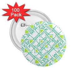 Ethnic Geo Pattern 2 25  Buttons (100 Pack)  by dflcprints