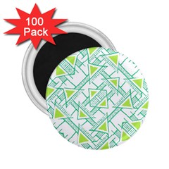 Ethnic Geo Pattern 2 25  Magnets (100 Pack)  by dflcprints