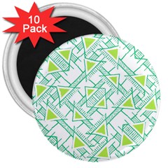 Ethnic Geo Pattern 3  Magnets (10 Pack)  by dflcprints