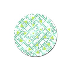 Ethnic Geo Pattern Magnet 3  (round) by dflcprints