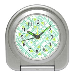 Ethnic Geo Pattern Travel Alarm Clocks