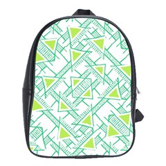 Ethnic Geo Pattern School Bags(large)  by dflcprints