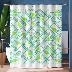 Ethnic Geo Pattern Shower Curtain 60  X 72  (medium)  by dflcprints