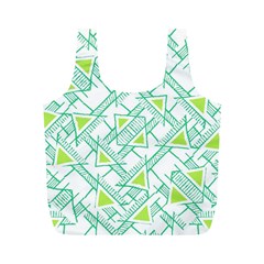 Ethnic Geo Pattern Full Print Recycle Bags (m) 