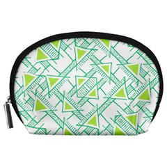 Ethnic Geo Pattern Accessory Pouches (large)  by dflcprints