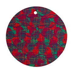 Decorative Abstract Art Ornament (round)  by Valentinaart