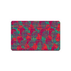 Decorative Abstract Art Magnet (name Card)