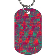 Decorative Abstract Art Dog Tag (two Sides)