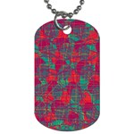 Decorative abstract art Dog Tag (Two Sides) Front