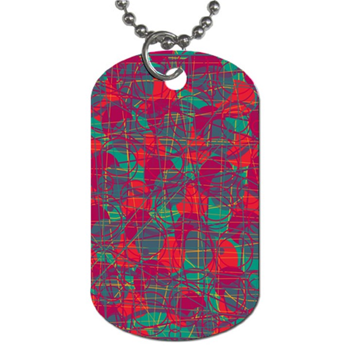 Decorative abstract art Dog Tag (Two Sides)