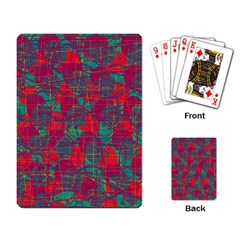 Decorative Abstract Art Playing Card