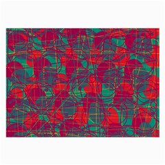 Decorative Abstract Art Large Glasses Cloth