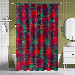 Decorative Abstract Art Shower Curtain 48  X 72  (small)  by Valentinaart