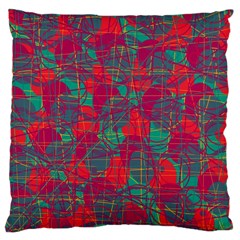 Decorative Abstract Art Large Cushion Case (one Side)