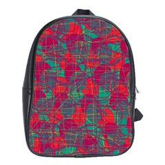 Decorative Abstract Art School Bags (xl) 