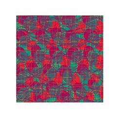 Decorative Abstract Art Small Satin Scarf (square)