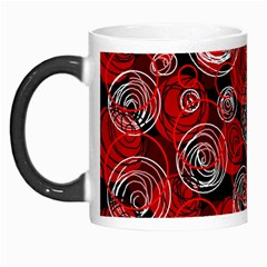 Red Abstract Decor Morph Mugs by Valentinaart