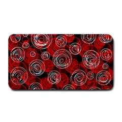 Red Abstract Decor Medium Bar Mats