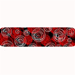 Red Abstract Decor Large Bar Mats