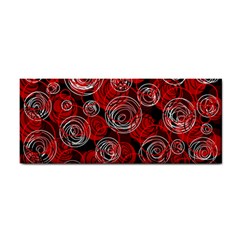 Red Abstract Decor Hand Towel