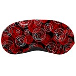 Red abstract decor Sleeping Masks Front