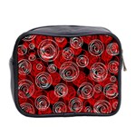 Red abstract decor Mini Toiletries Bag 2-Side Back