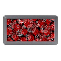 Red Abstract Decor Memory Card Reader (mini)