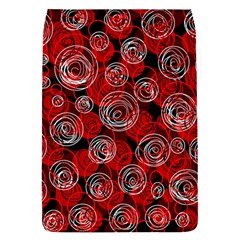 Red Abstract Decor Flap Covers (s)  by Valentinaart