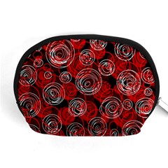 Red Abstract Decor Accessory Pouches (medium) 