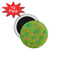 Green decorative art 1.75  Magnets (10 pack) 