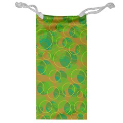 Green decorative art Jewelry Bags