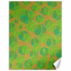 Green decorative art Canvas 18  x 24  