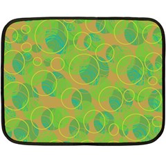 Green decorative art Double Sided Fleece Blanket (Mini) 