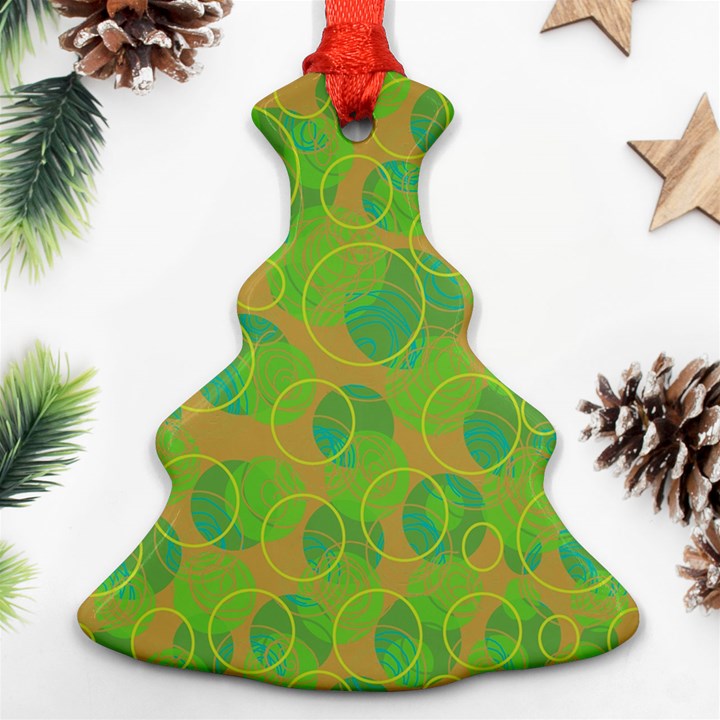 Green decorative art Ornament (Christmas Tree)