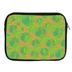 Green decorative art Apple iPad 2/3/4 Zipper Cases