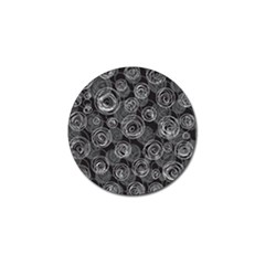 Gray abstract art Golf Ball Marker (4 pack)