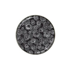 Gray abstract art Hat Clip Ball Marker (4 pack)