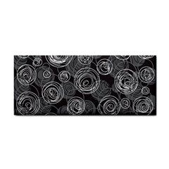 Gray Abstract Art Hand Towel